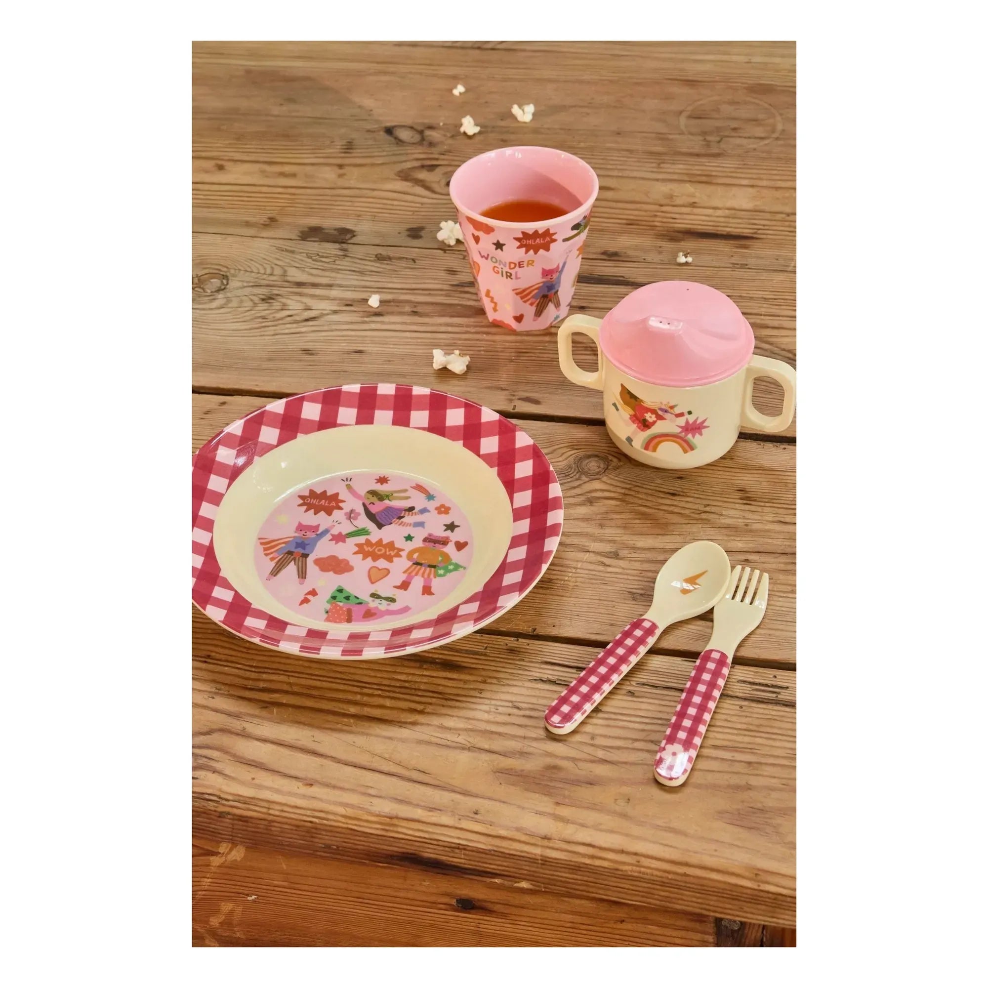 Rice | Melamine cup - Hero pink