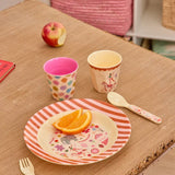 Rice | Set vork lepel Circus rood