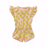 Sproet & Sprout | Ruffle jumpsuit block print