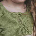 Salted Stories | Glitter crinkle bikini -iguana