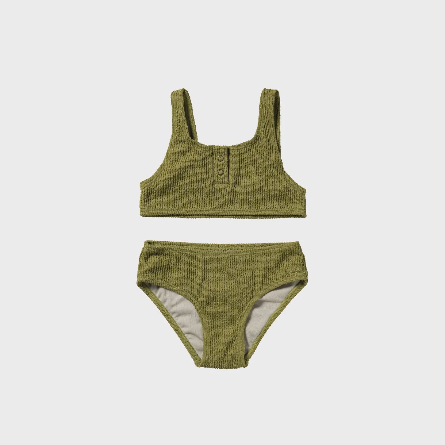 Salted Stories | Glitter crinkle bikini -iguana