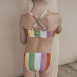 Salted Stories | Multi Stripe bikini multicolor