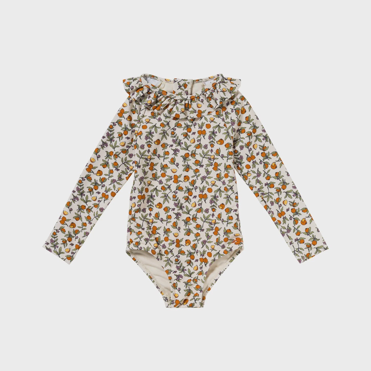 Salted Stories | Pomme flower bodysuit- white swan