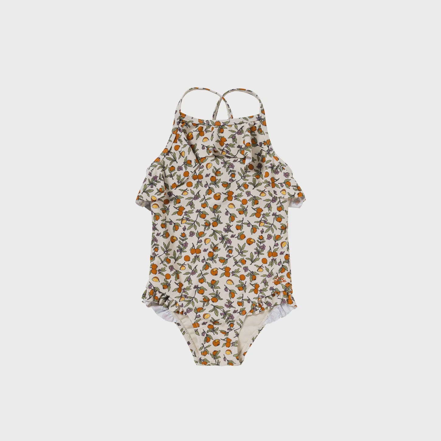 Salted Stories | Pomme flower swimsuit -white swan