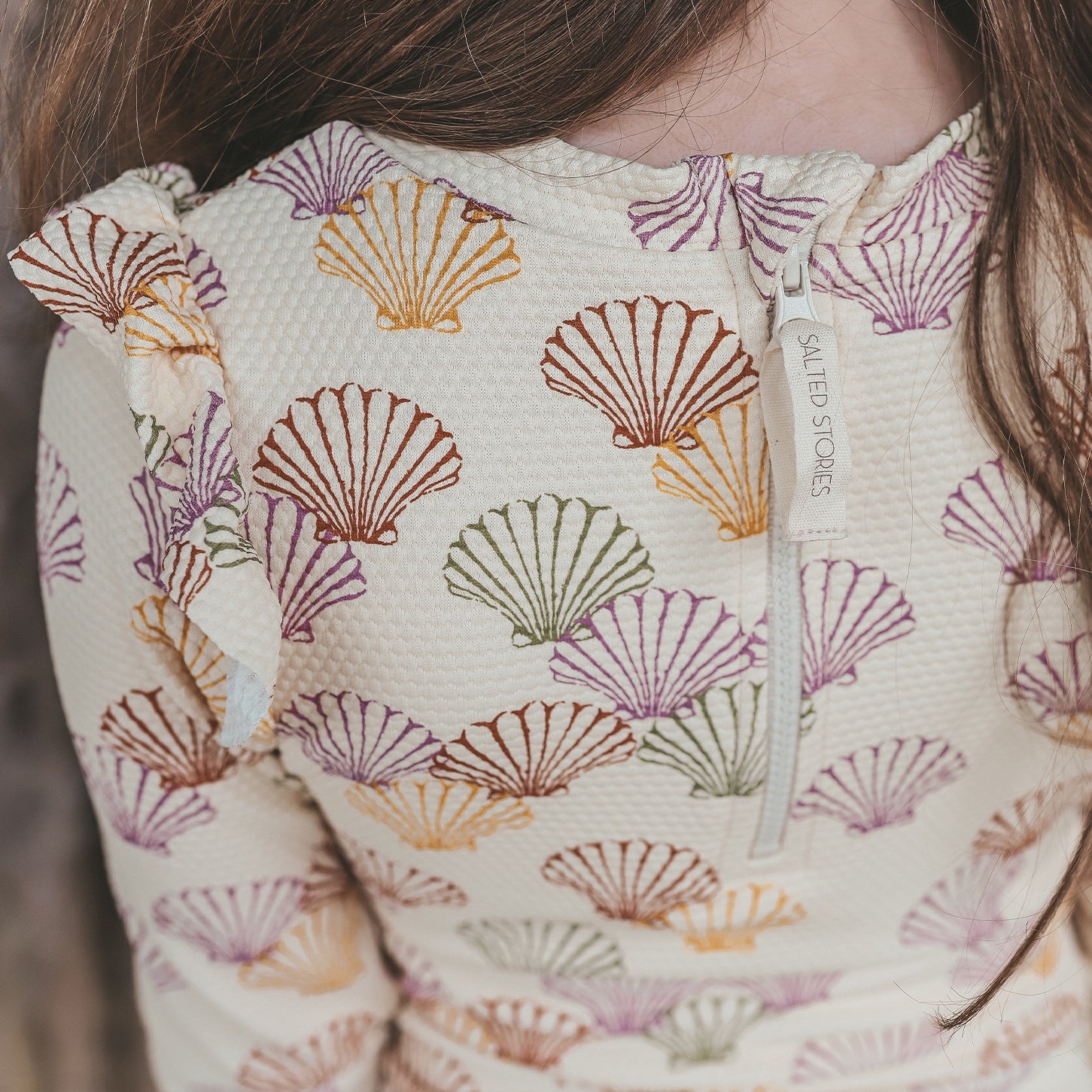 Salted Stories | Shells bodysuit multicolor