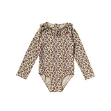 Salted Stories | Sparkly flower bodysuit bombay brown
