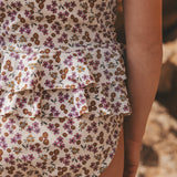 Salted Stories | Sparkly flower swimsuit white swan