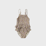 Salted Stories | Sparkly flower swimsuit white swan