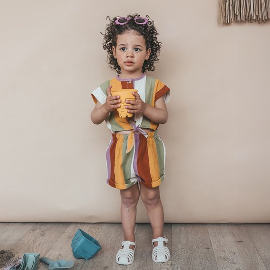 Salted stories | Multi stripe - tie jumpsuit