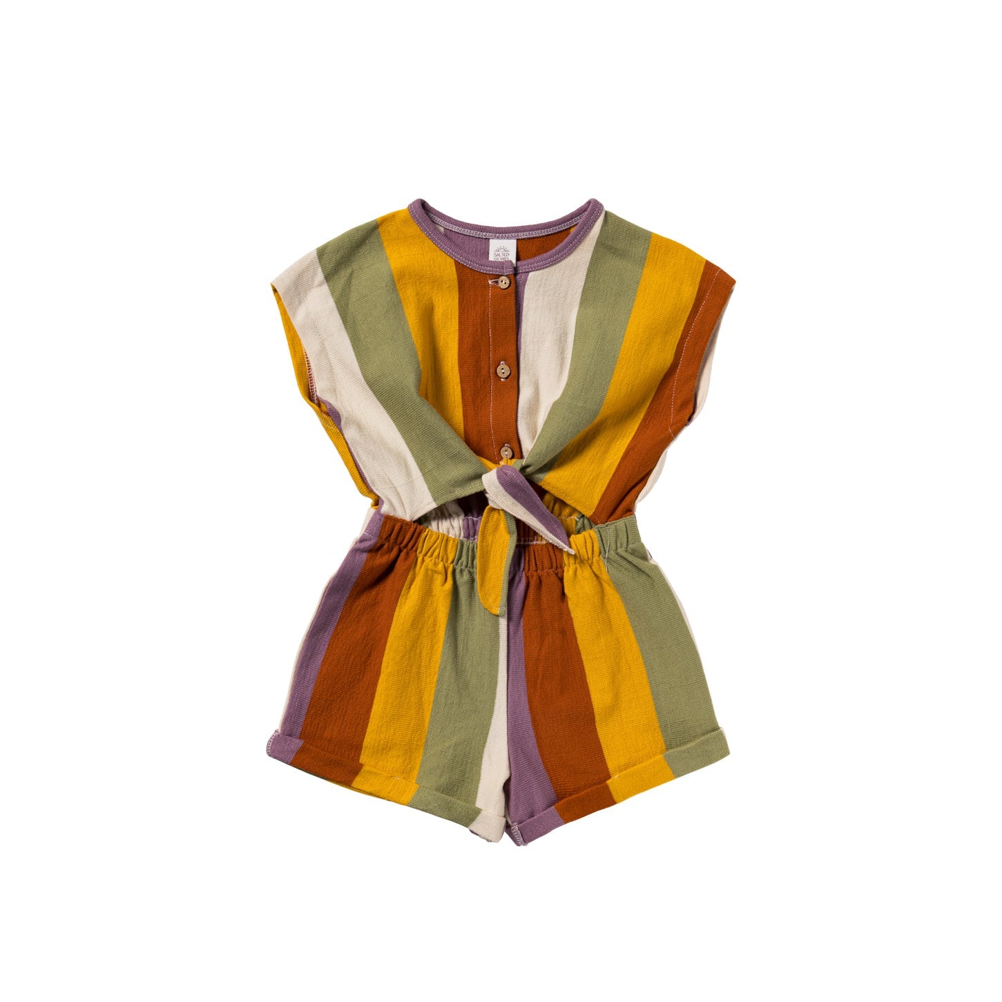 Salted stories | Multi stripe - tie jumpsuit