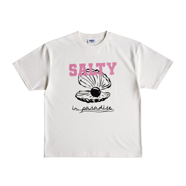 Salty Stitch | Salty Pearl tee off white