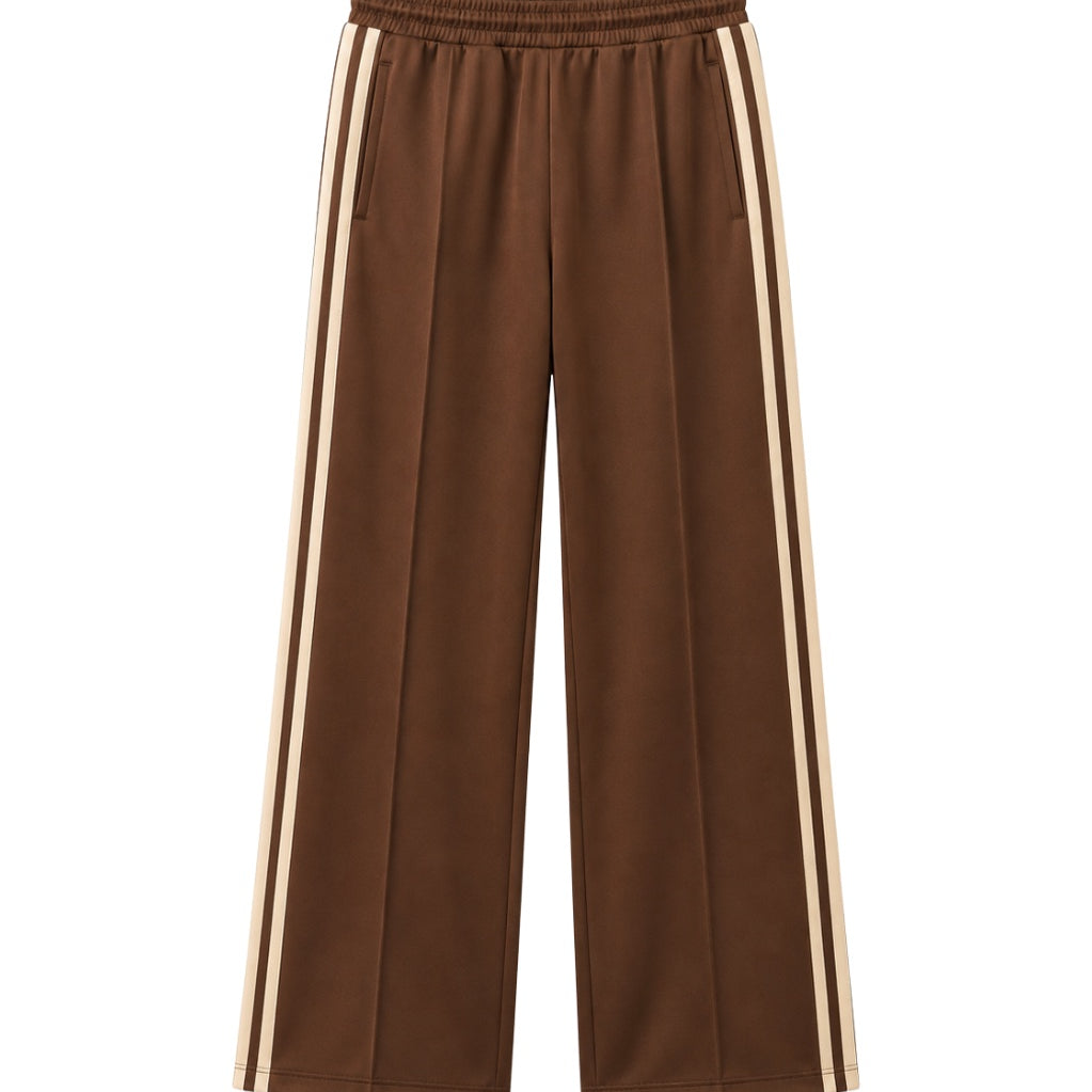 Salty Stitch | Salty Track Pants - Brown