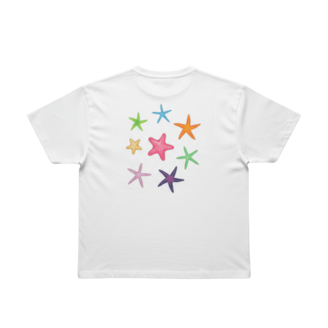 Salty Stitch | Salty seastar tee off white