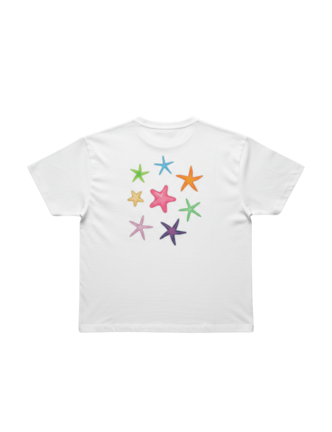 Salty Stitch | Salty seastar tee off white