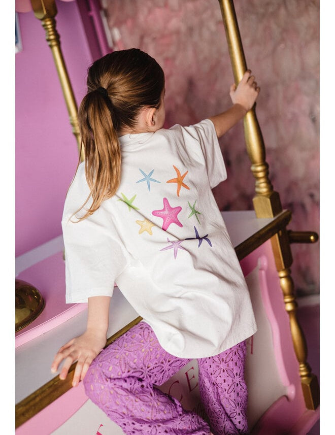 Salty Stitch | Salty seastar tee off white