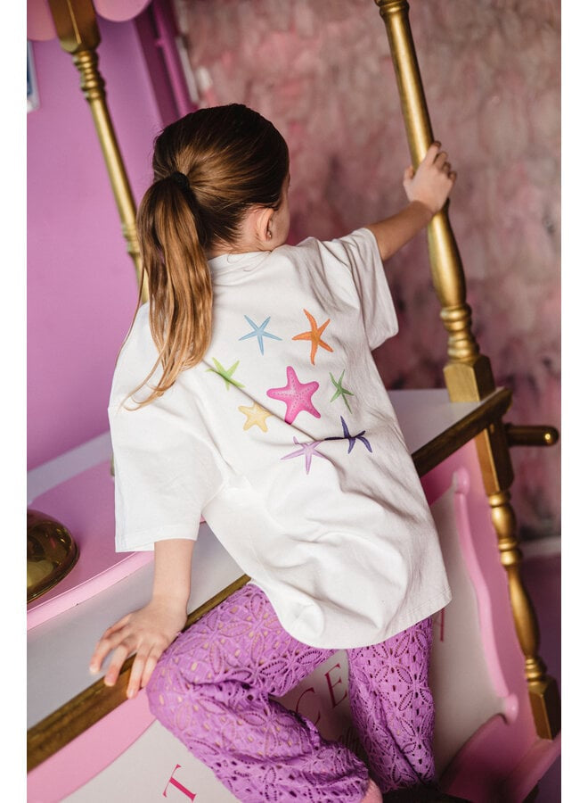 Salty Stitch | Salty seastar tee off white
