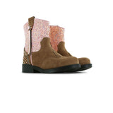 Shoesme | Cognac laars met glitter
