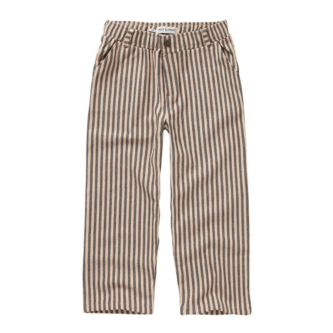 Sproet & Sprout | Chino pants jersey stripe | Vanilla