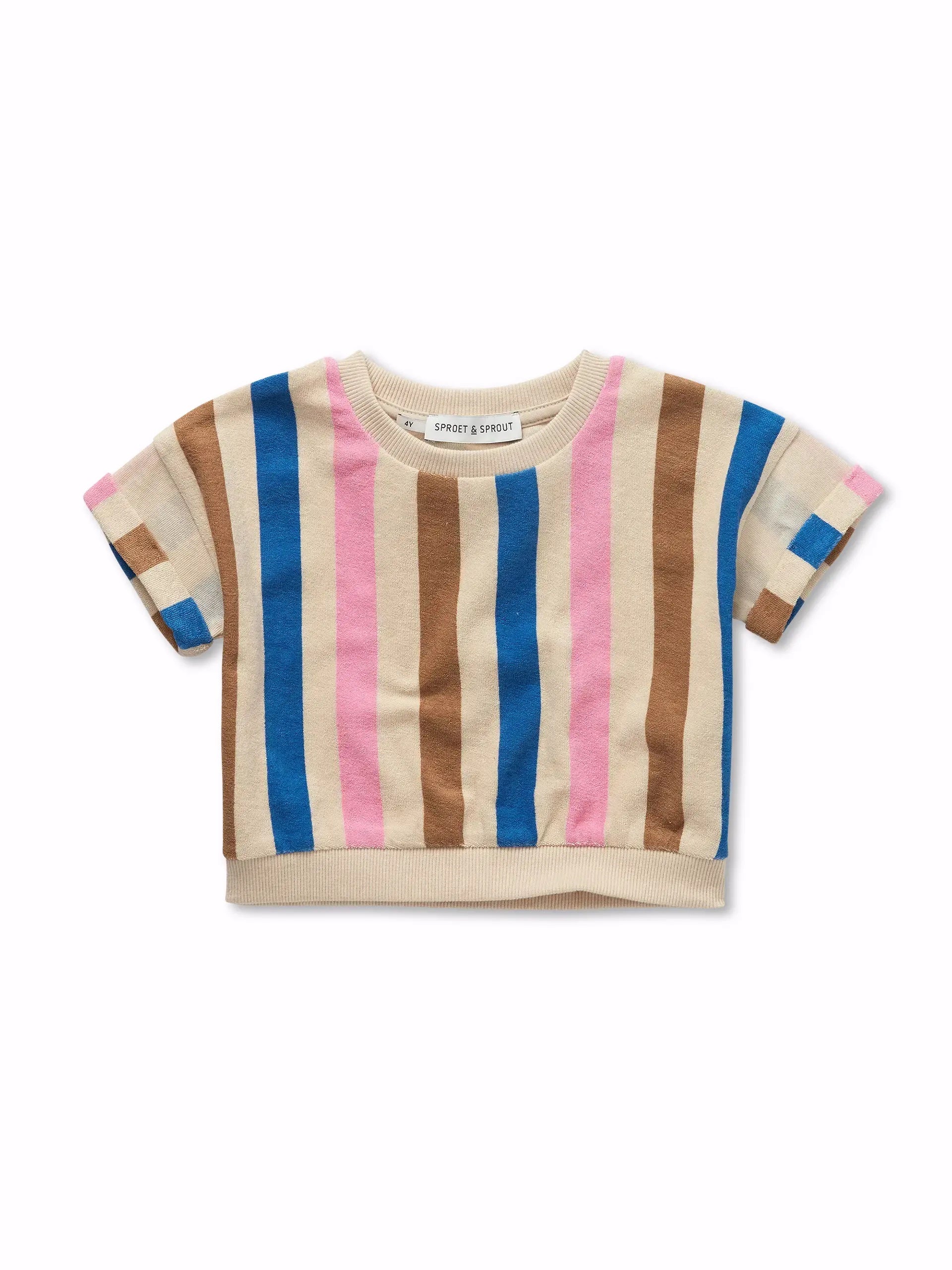 Sproet & Sprout | Cropped sweatshirt stripes