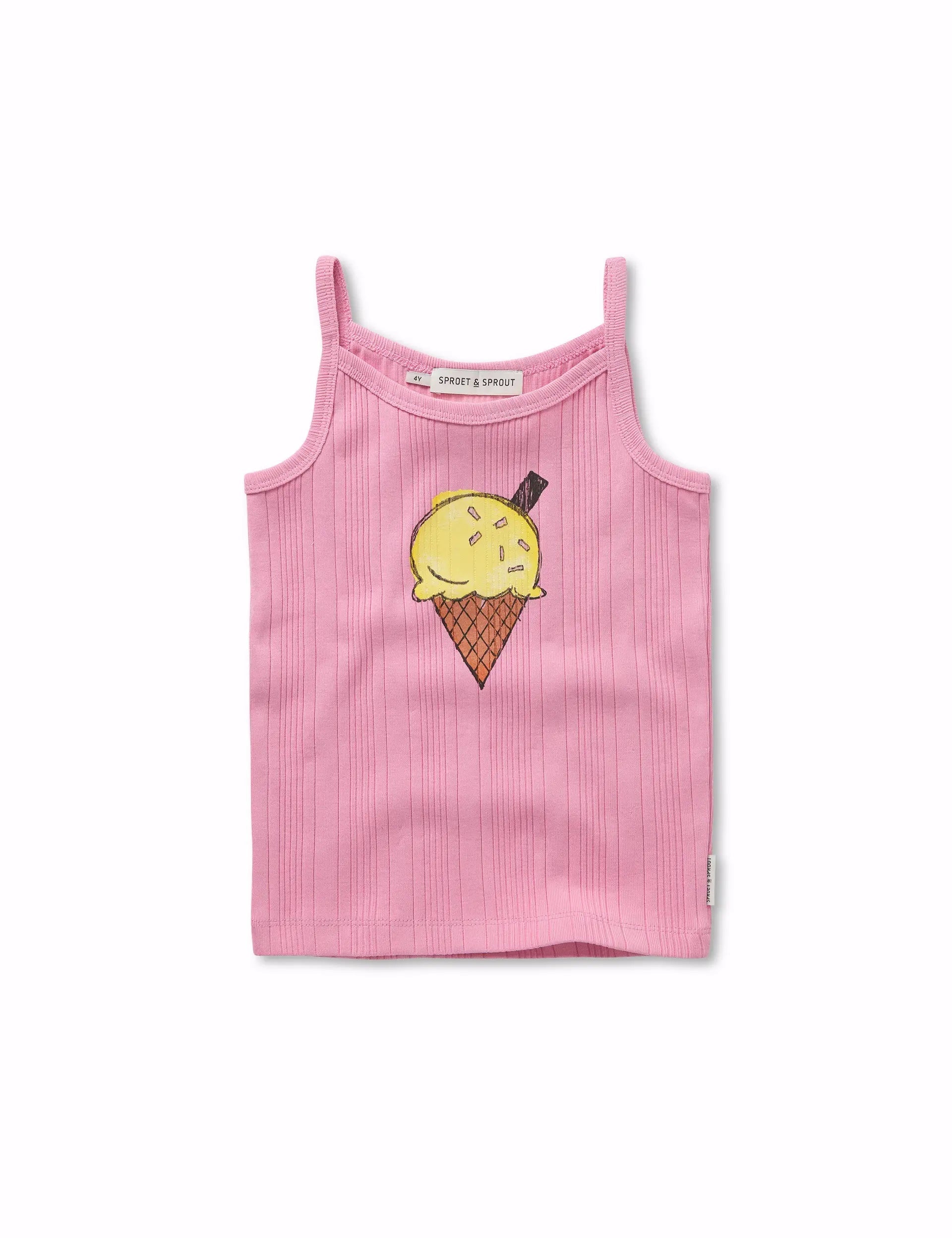 Sproet & Sprout | Girls spaghetti top ice cream