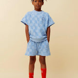 Sproet & Sprout | Raglan sweatshirt terry blocks | Forever blue