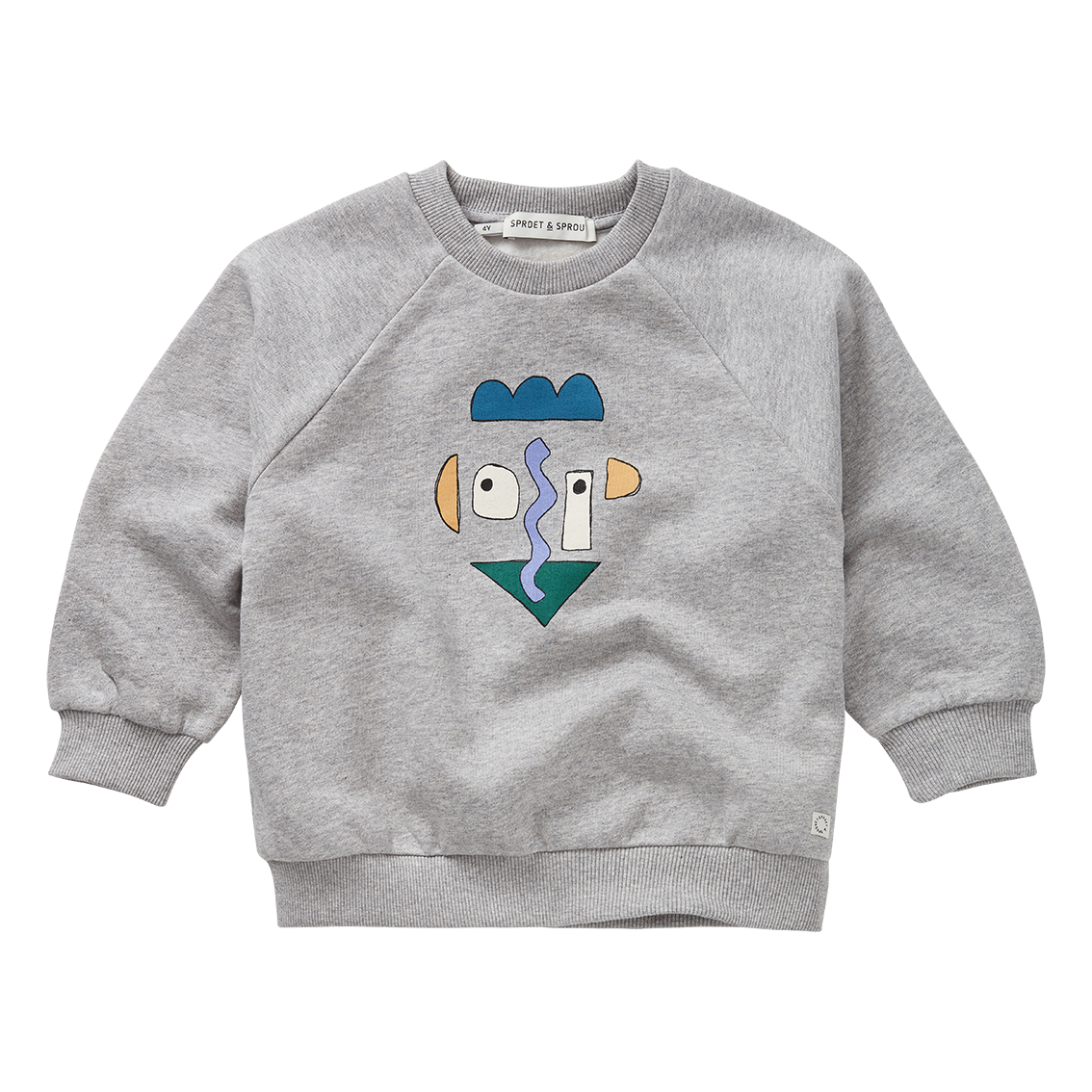 Sproet & Sprout | Sweatshirt raglan self portrait | Grey melee