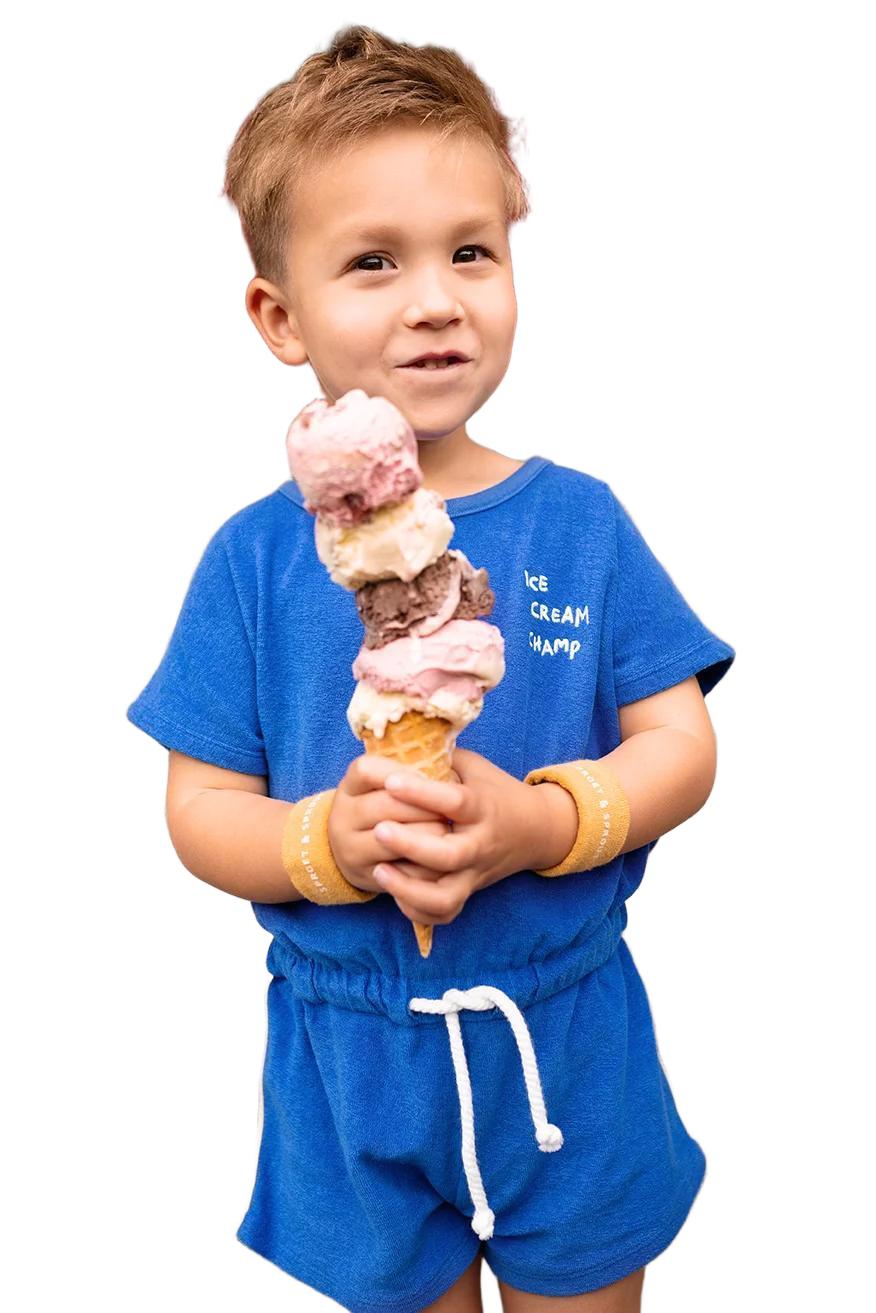 Sproet & Sprout |Terry boys jumpsuit