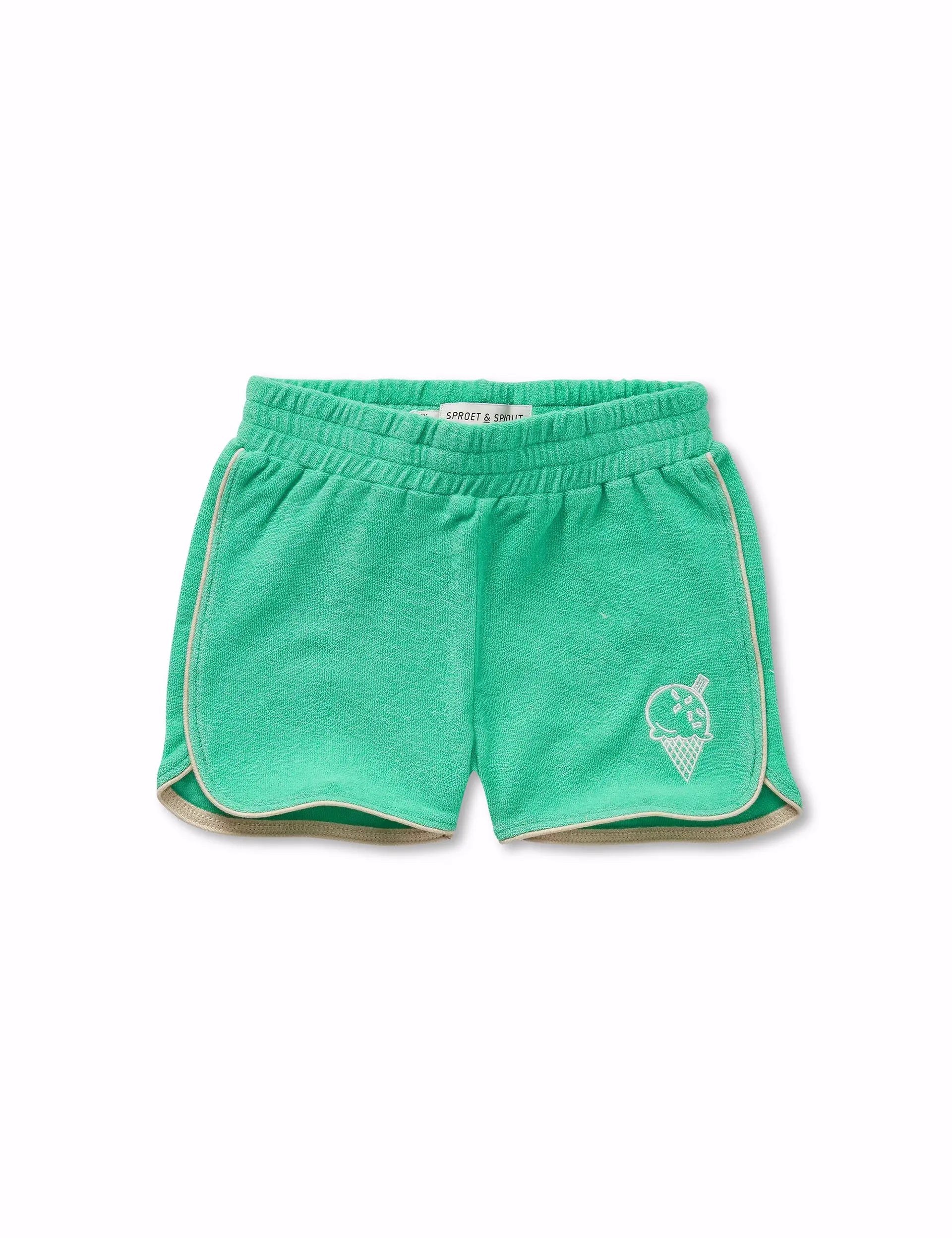 Sproet & Sprout |Terry sport shorts green