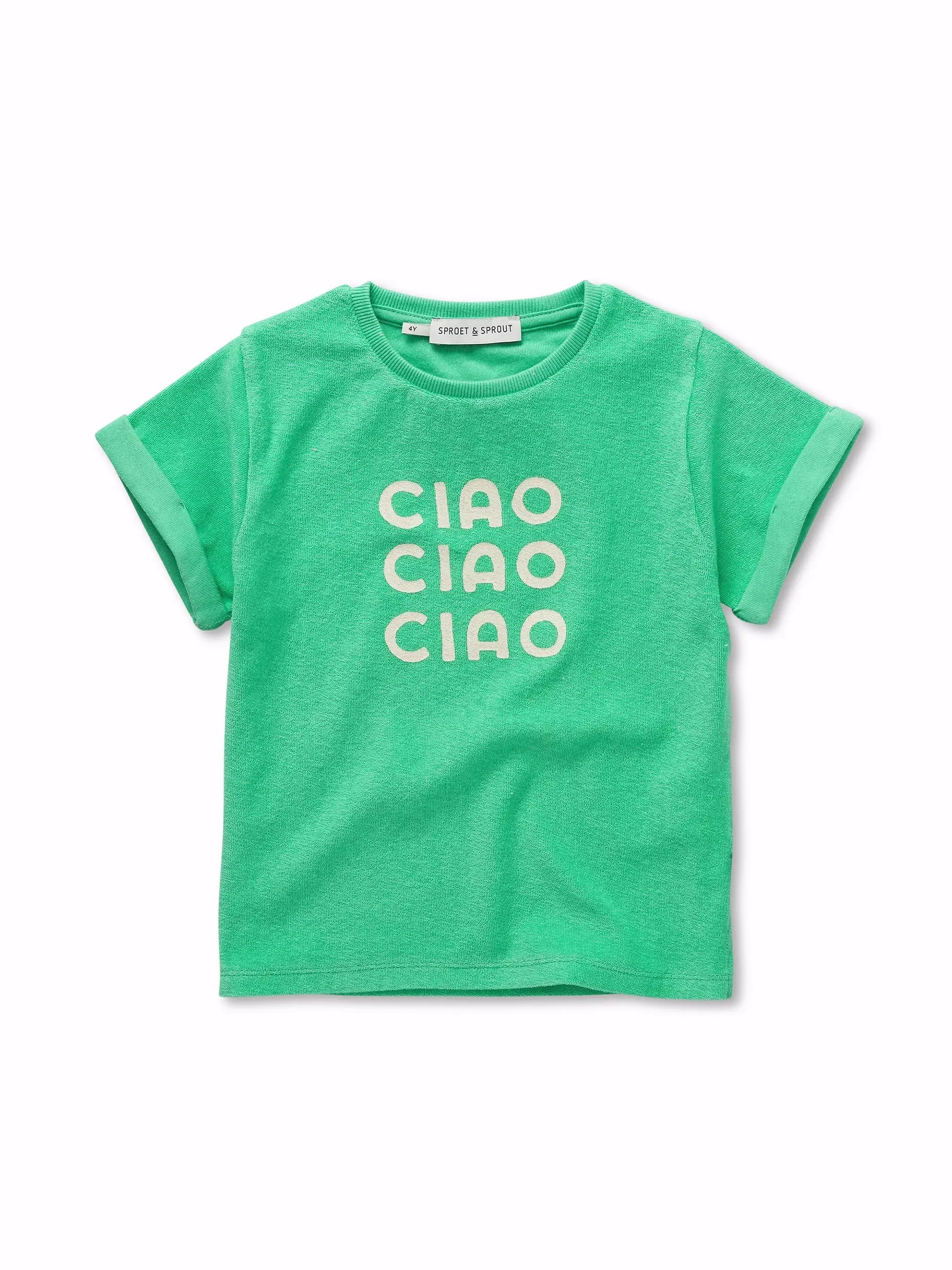 Sproet & Sprout |Terry t-shirt ciao