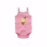 Sproet & Sprout | Strap romper ice cream