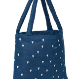 Studio Noos | Denim Mom Bag | Dark Blue White Hearts