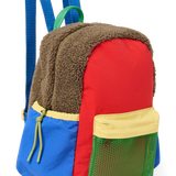Studio Noos | Fiery Red Patchwork midi backpack