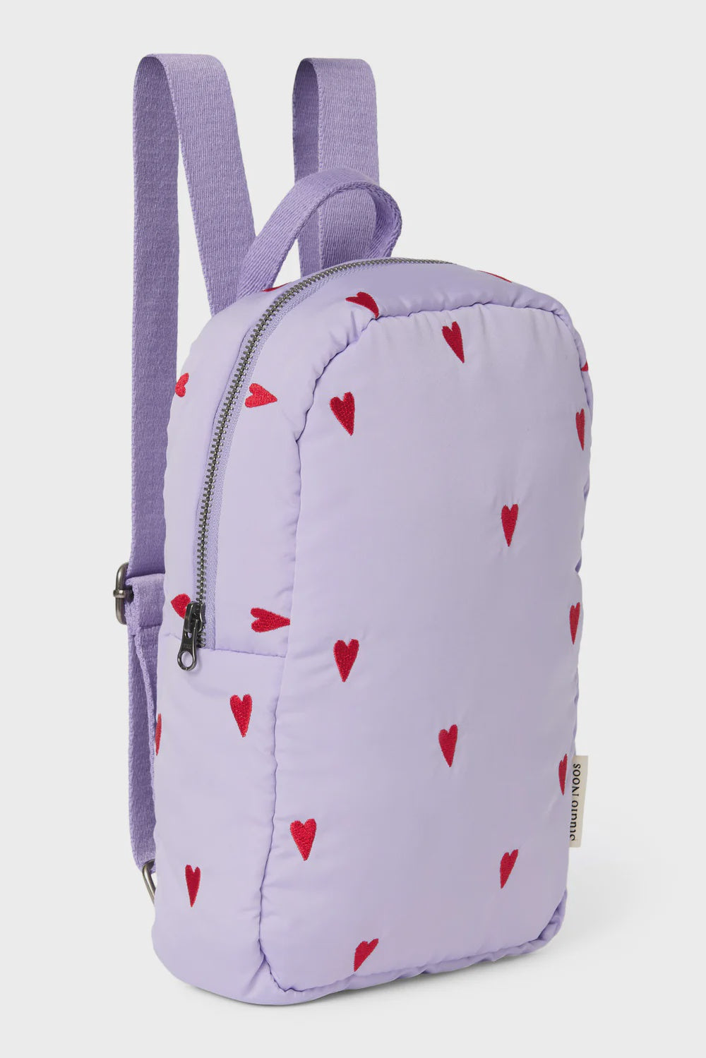 Studio Noos Puffy mini backpack hart paars