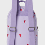 Studio Noos Puffy mini backpack hart paars