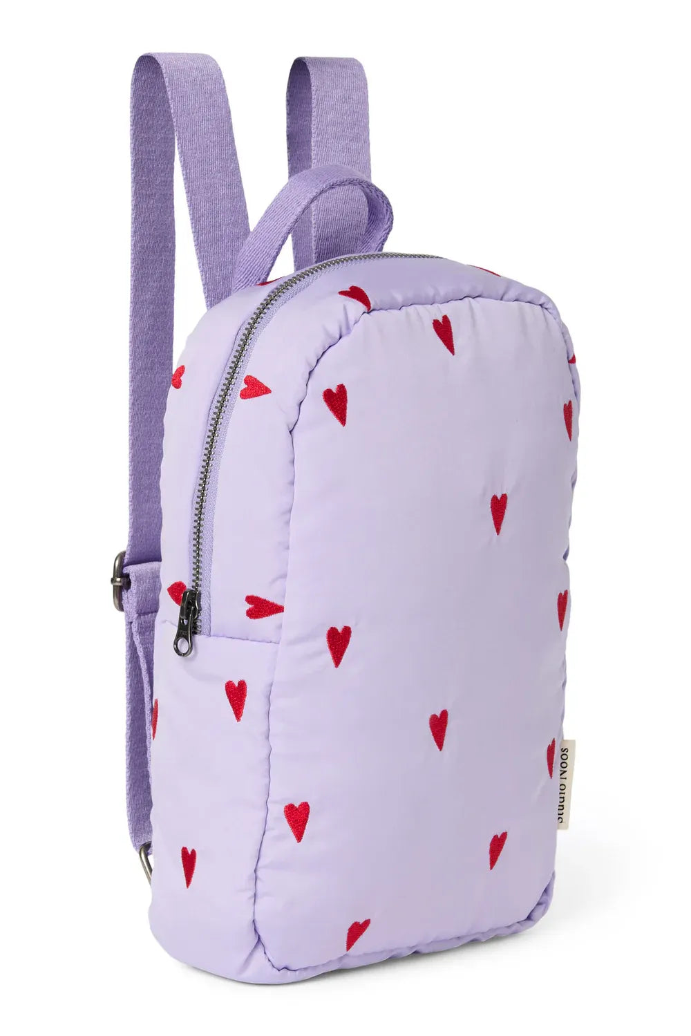 Studio Noos Puffy mini backpack hart paars