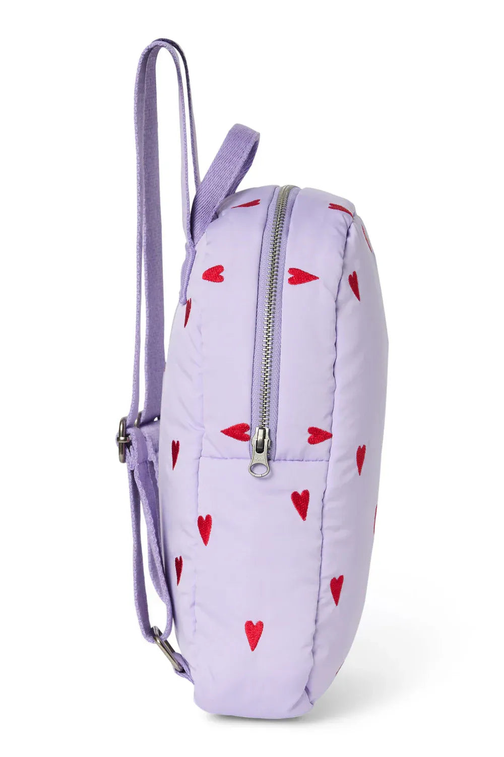 Studio Noos Puffy mini backpack hart paars