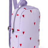 Studio Noos Puffy mini backpack hart paars