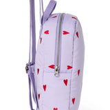 Studio Noos Puffy mini backpack hart paars