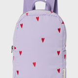 Studio Noos Puffy mini backpack hart paars