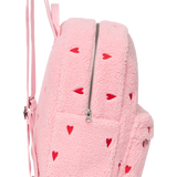 Studio Noos | Teddy Midi Backpack | Light Pink Hearts