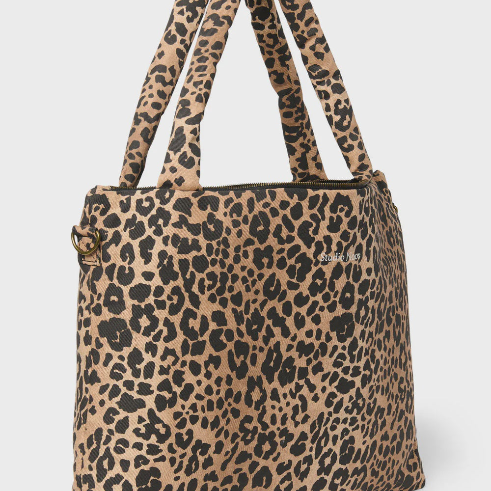 Studio Noos cotton diaper bag leopard
