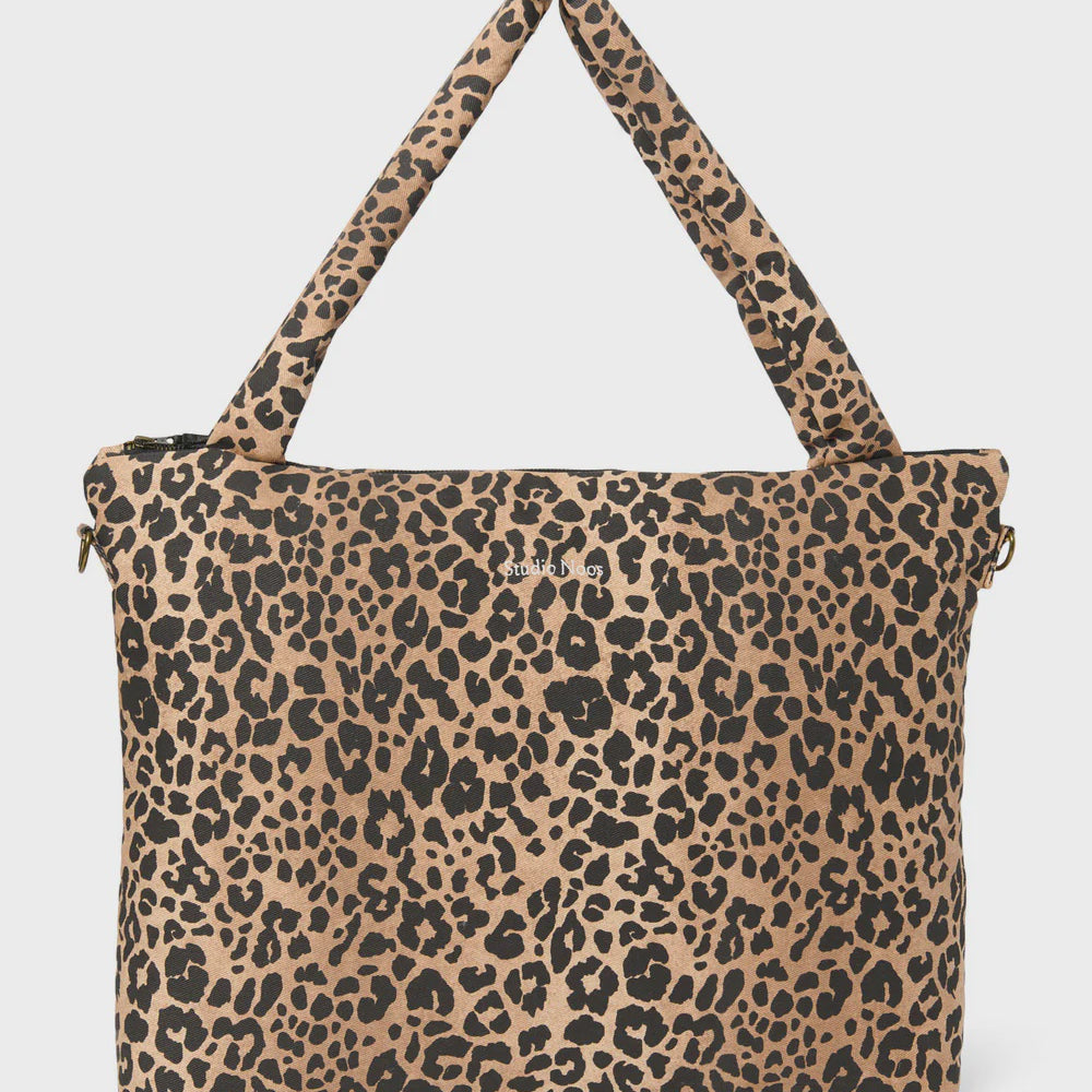 Studio Noos cotton diaper bag leopard
