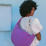 Studio Noos puffy cross body bag purple
