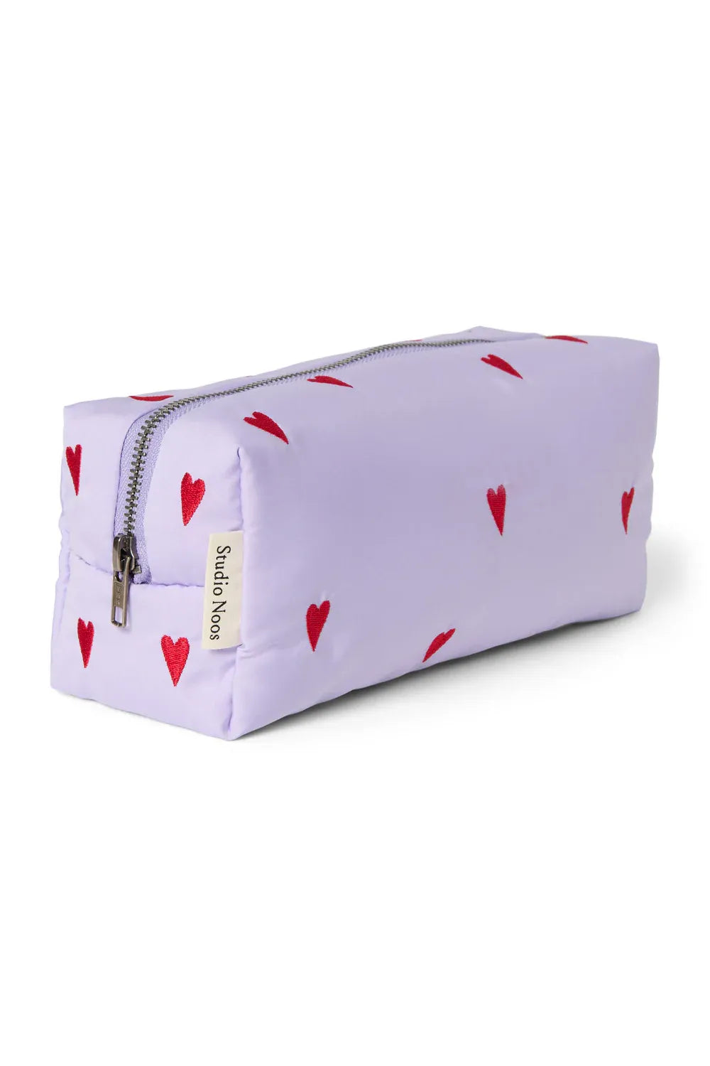 Studio Noos puffy pouch hart paars