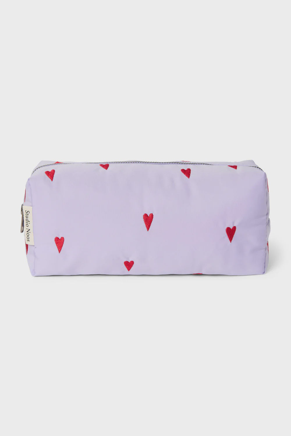 Studio Noos puffy pouch hart paars