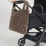 Studio Noos teddy mom bag hart bruin