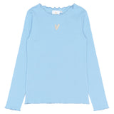 THE NEW | Rya l_s rib tee -forever blue