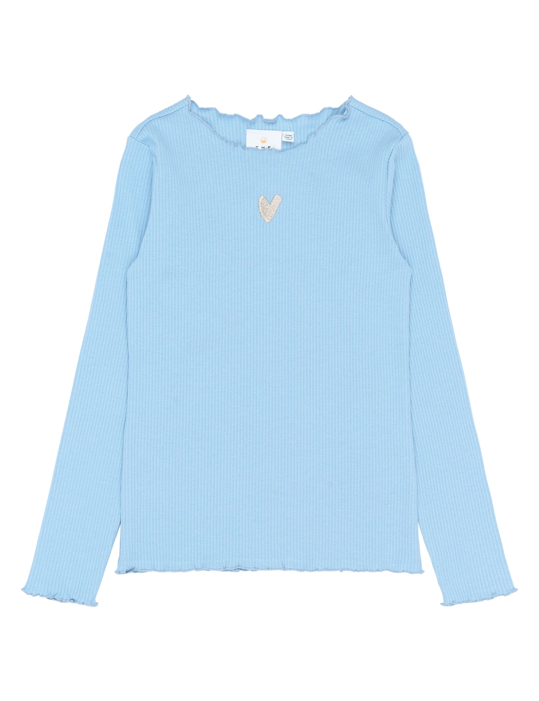 THE NEW | Rya l_s rib tee -forever blue
