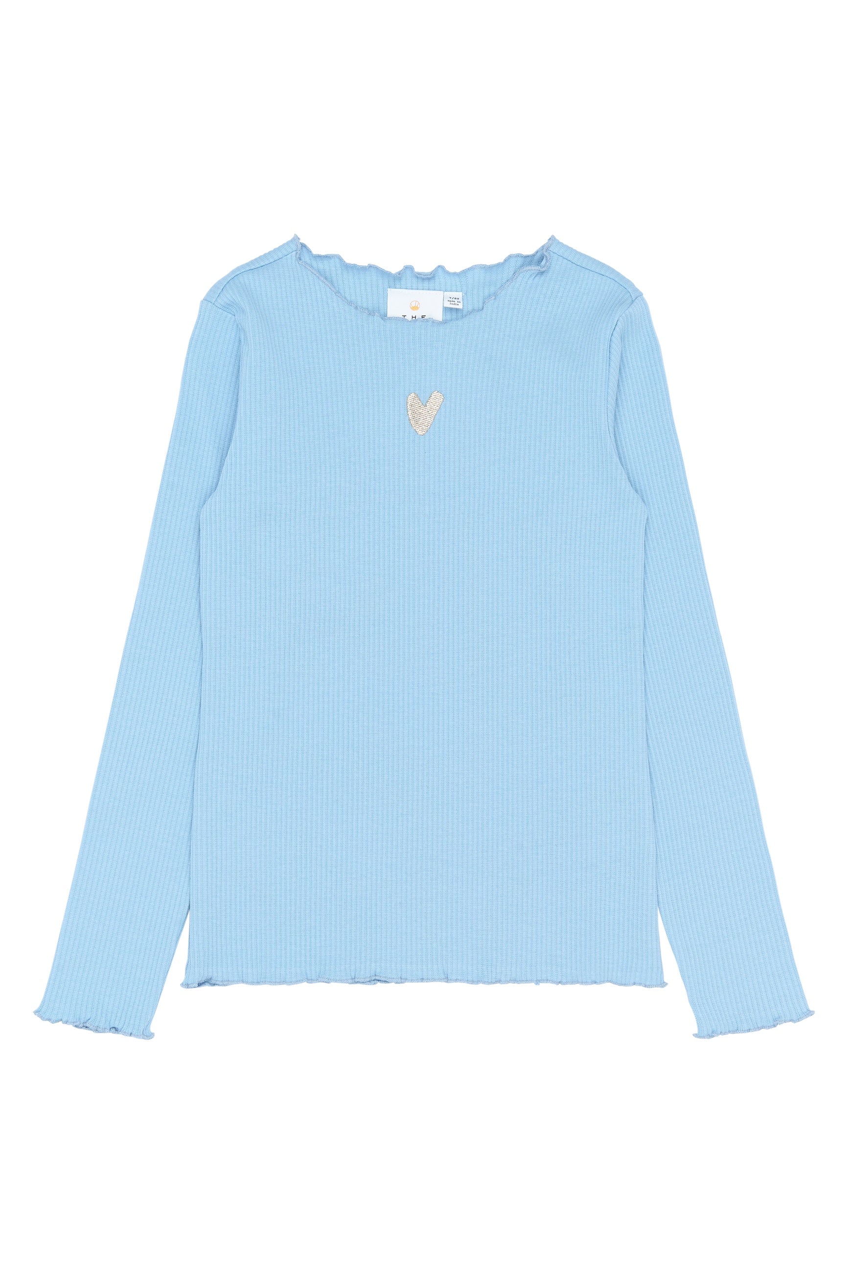 THE NEW | Rya l_s rib tee -forever blue