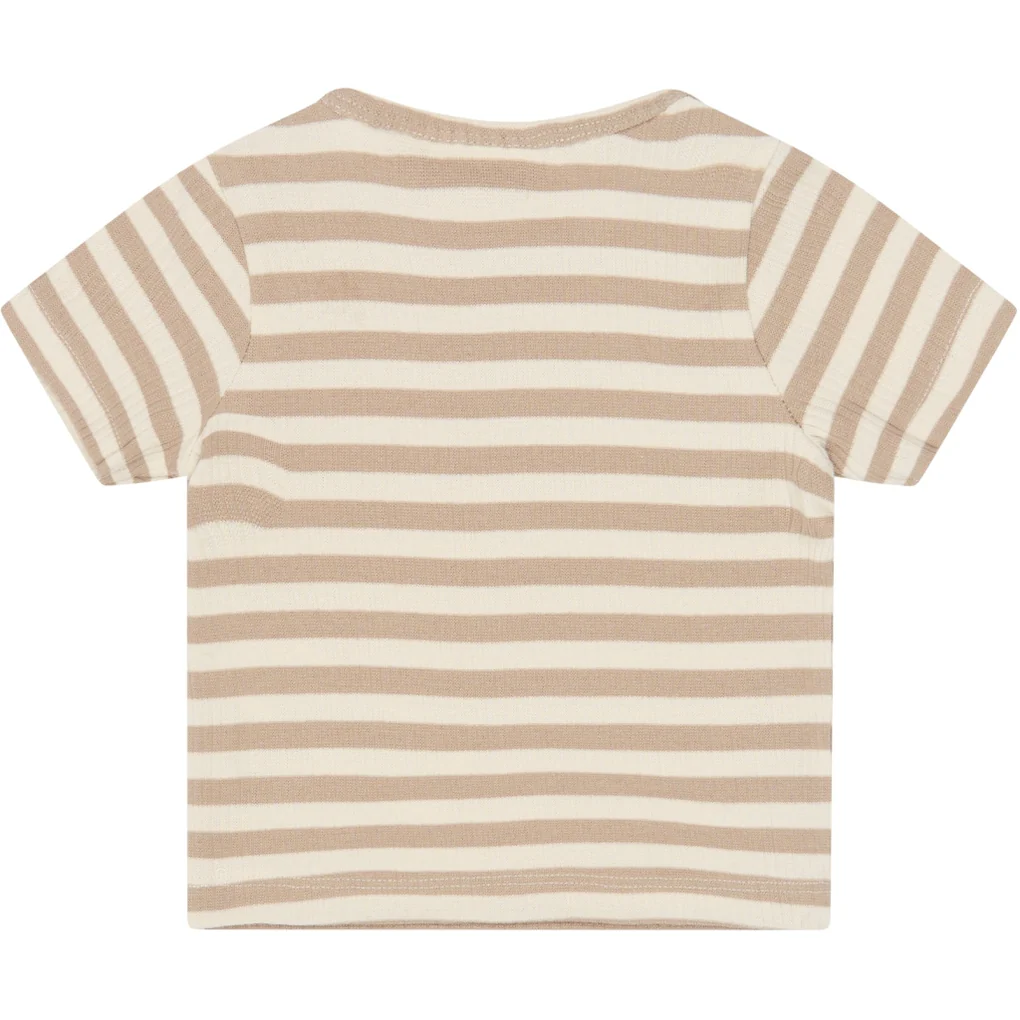 THE NEW SIBLINGS |Fro Rib Tee Humus Striped
